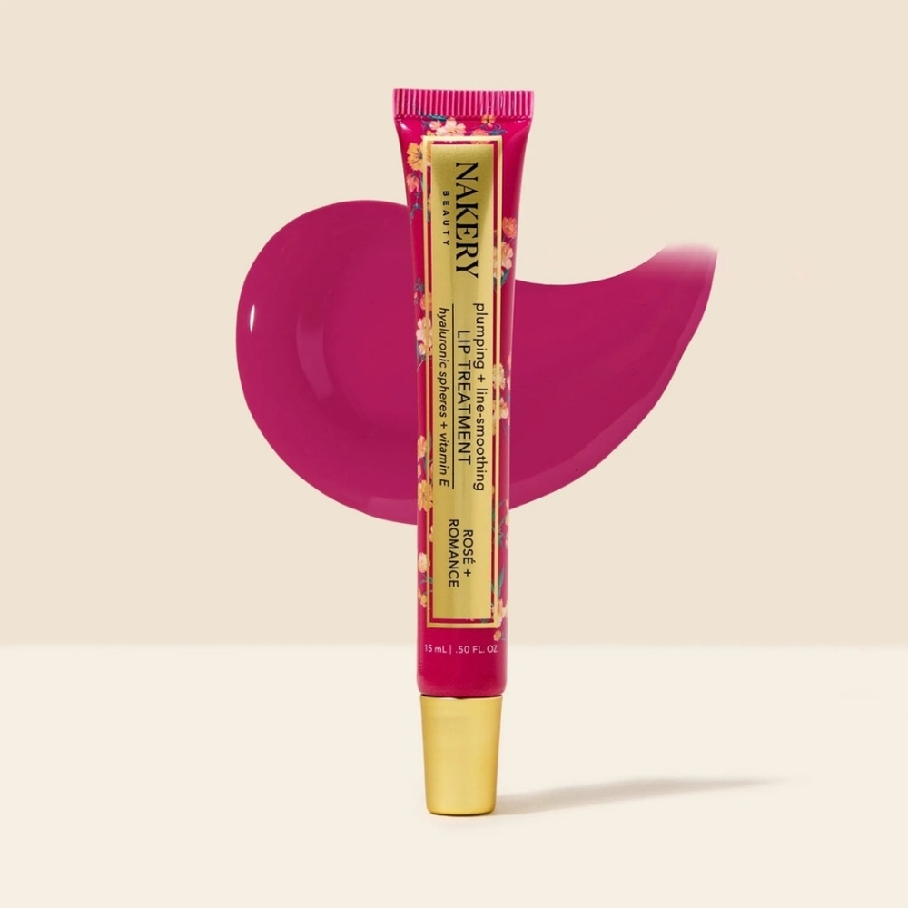 Nakery Beauty Plumping + Line-Smoothing Lip Treatment in "Rosé + Romance" - Picture 2 of 4